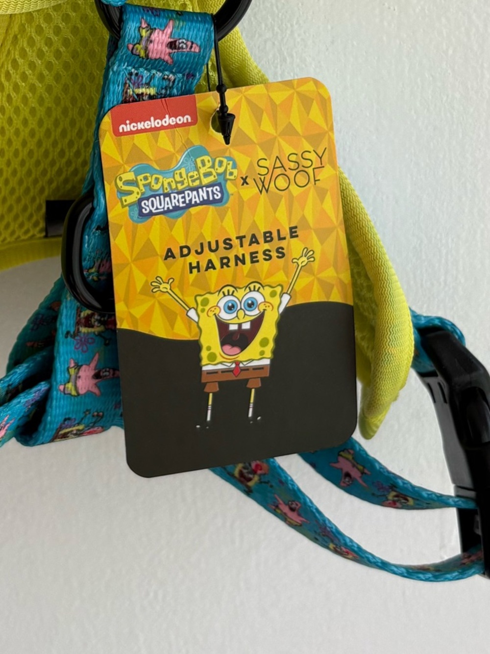 Sassy Woof x SpongeBob SquarePants 
Dog Harness - Picture 4 of 6